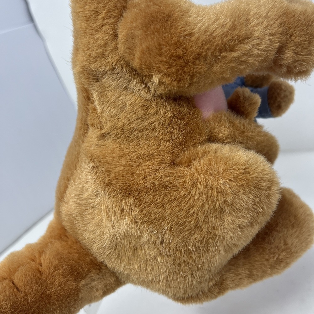 VINTAGE Disney Store World Kanga & Roo Plush Winnie The Pooh Kangaroo Joey 11" - Picture 6 of 9